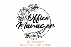 Office Manager Svg, Branch Manager Svg, Coworker Svg Product Image 2
