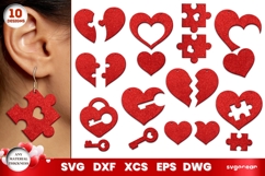 Earrings Laser Cut Mega Bundle | Glowforge | SVG Product Image 4