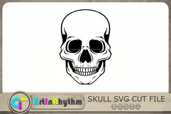 Skull SVG, Skull SVG File, Halloween SVG, Halloween Decor Product Image 1