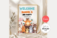 Baby Shower Welcome Sign Template 252 Product Image 2