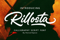 Rillosta | Calligraphy Script Font Product Image 1