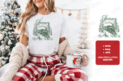 Journey to the North Christmas Train Shirt Product Image 2