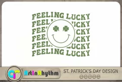 Feeling Lucky Svg, St. Patrick's Day Svg, Shamrock Svg Product Image 2