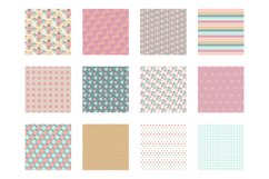 Summer bouquet Pattern collection, vector ai, eps and jpg Product Image 2