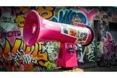 protests pink megaphone Product Image 1