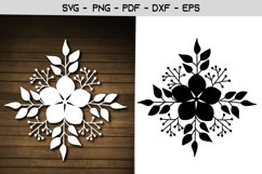 Decoration Flower Paper Template Design Product Image 1