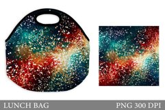Glitter Lunch Bag Design. Sequins Lunch Bag Sublimation Product Image 1