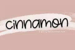 Cinnamon - A Fun & Quirky Font - Free Font of The Week Product Image 1
