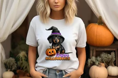 Happy Halloweenie Sublimation Design | Halloween Png Product Image 2