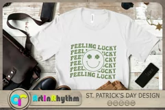 Feeling Lucky Svg, St. Patrick's Day Svg, Shamrock Svg Product Image 3