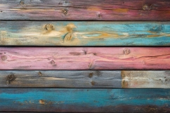 color wooden planks table Product Image 1