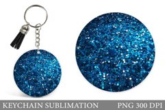 Glitter Keychain Design. Sequins Keychain Sublimation Product Image 1