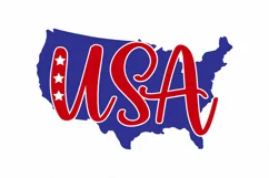 USA - Shirt - Sign - 4th of July - Patriotic Cut Files Product Image 3