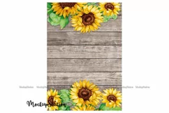 Sunflower Garden Flag Sublimation, Yard Decor PNG Template Product Image 2