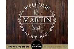 Monogram SVG, Family name SVG, Family svg, Last name svg Product Image 1