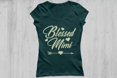 Blessed Mimi SVG, Mimi SVG, Grandmother SVG, Grandma. Product Image 2
