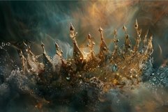 Enchanted crown in a mystical water realm Product Image 1