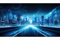 modern blue futuristic background Product Image 1