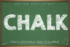 Editable text effect, chalk board text style Product Image 1