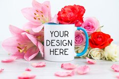 Mug Mockup Valentine&#039;s Day 11 Oz White Coffee Cup Product Image 1