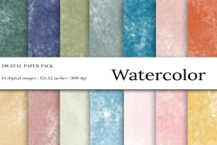 Watercolor Digital Paper Product Image 1