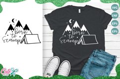 Born to camp Svg Files for Crafters Product Image 1