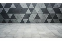 larger gray triangle pattern Product Image 1