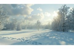 frost snowy meadow Product Image 1