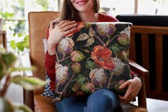 Poppies and cotton flowers Product Image 2
