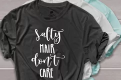 Salty hair don't care svg, summer svg Product Image 2