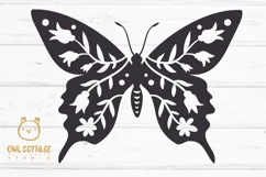Butterfly SVG, butterfly PNG, butterfly silhouette Product Image 2