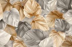 Gilt Leaf Background Wallpaper Product Image 1