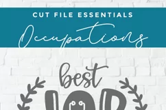 Nurse svg - best job ever nurse svg or dxf Product Image 2