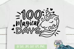 100 Magical Days svg, 100 Days of School svg, Cricut Files Product Image 1