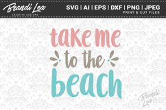 Take Me To The Beach SVG Cutting Files Product Image 1
