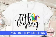 Fat Tuesday - Mardi Gras SVG EPS DXF PNG Product Image 1