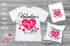 My First Valentines Day SVG, Valentines Day kids SVG, Product Image 2