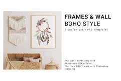 Boho Style Frames and Wall Set Vol. 284 Product Image 1