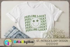 Feeling Lucky Svg, St. Patrick's Day Svg, Shamrock Svg Product Image 4