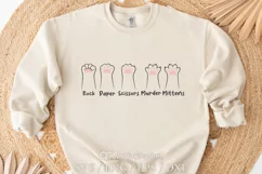 Cat Murder Mittens Svg, Cat Svg, Cat Paws Svg, Cat Svg Files Product Image 3