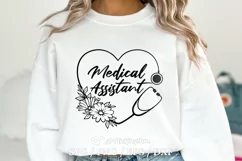 Medical Assistant Svg, Medical Assistant Clipart, RMA Svg Product Image 2