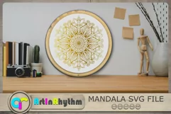 Mandala SVG, Mandala SVG File, Mandala Clipart Product Image 3
