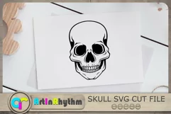 Skull SVG, Skull SVG File, Halloween SVG, Halloween Decor Product Image 2