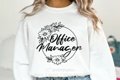 Office Manager Svg, Branch Manager Svg, Coworker Svg Product Image 1