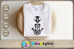Skeleton Cat Svg, Cat Svg, Halloween Cat Svg, Halloween Svg Product Image 2