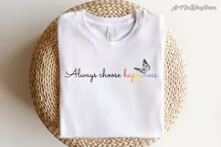 Always Choose Happiness Svg, Gay Pride Shirt Design, LGBTQ Product Image 1