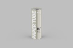 Closed Paper Tube Mockup 40x122mm Product Image 6