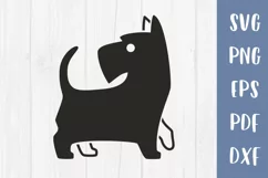 Scottish Terrier SVG PNG clipart Dog t shirt Sublimation art Product Image 1
