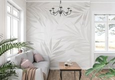 Wall mockup - Wallpaper mockup - Living room scene Product Image 5