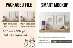 Wooden Frame Smart Mockup PSD &amp; JPG Template Graphic Product Image 2